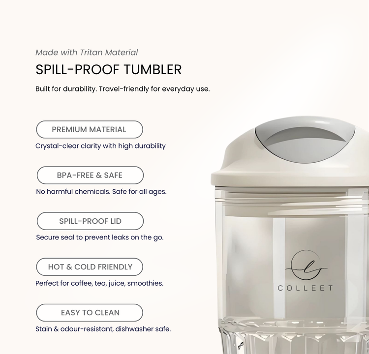 Spill-Proof Tumbler 420ml (Tritan Material)
